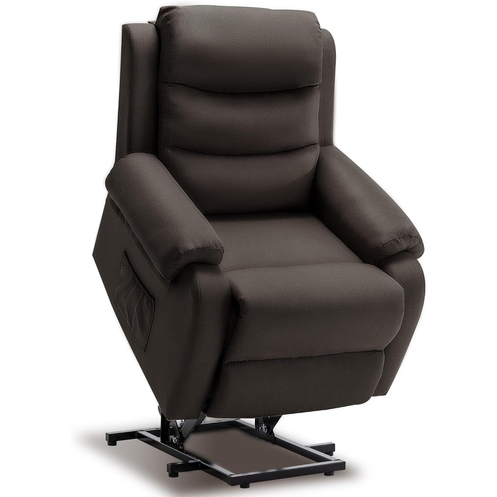 image:imageKorser Recliner Chairs for Adults Power Recliner Chair for Elderly Small Lift Recliners with Assist Electric Single Lift Sofa with Memory Function for Living Reading Room Black