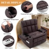 Korser Oversized Dual Motor Power Lift Recliner for Elderly with Massage and Heat, Extra Wide Electric Recliner with Adjustable Headrest, Lift Chair with Storebox Cupholder, USB Ports, Type C, Black
