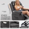 Korser Power Lift Recliner Chair for Elderly, Electric Lift Chair for Adults, Small Recliner with Side Pockets for Living Room Reading Room, Recliner Saves Your Favorite Position, Darkgrey(Darkgrey)