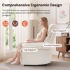 Korser Power Recliner Chair, Electric Recliners for Adults, Small Recliners for Small Spaces, Upholstered Recliner with USB & Type-C Charging Ports, Nursery Chair for Living Room, Chenille, Beige(Classic Beige)
