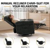 Korser Power Recliner Chair, Electric Recliners for Adults, Small Recliners for Small Spaces, Upholstered Recliner with USB & Type-C Charging Ports, Nursery Chair for Living Room, Chenille, Beige(Black)