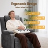 Korser Power Recliner Chair, Living Room Chairs for Adults, Oversized Electric Recliner with Side Pockets, Chenille Fabric Reclining Chair for Living Room, Bedroom(Grey-0)
