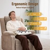 Korser Power Recliner Chair, Living Room Chairs for Adults, Oversized Electric Recliner with Side Pockets, Chenille Fabric Reclining Chair for Living Room, Bedroom(Camel-2)