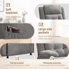 Korser Power Recliner Chair for Adults, Oversized Electric Recliner with Thickened Cushions, Chenille Fabric Reclining Chair for Living Room, Bedroom, Grey(Lightgray)