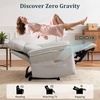 Korser Power Zero Gravity Recliner Chairs for Adults, Wall Hugger RV Recliner with USB & Type-C Charging Ports, Electric Power Recliner Chair for Living Room Home, Theater Seating, Bedroom(Beige)