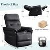 Korser Power Zero Gravity Recliner Chairs for Adults, Wall Hugger RV Recliner with USB & Type-C Charging Ports, Electric Power Recliner Chair for Living Room Home, Theater Seating, Bedroom(Grey)