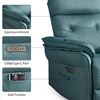 Korser Power Zero Gravity Recliner Chairs for Adults, Wall Hugger RV Recliner with USB & Type-C Charging Ports, Electric Power Recliner Chair for Living Room Home, Theater Seating, Bedroom(Teal)