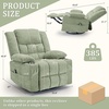 Korser Recliner Chair for Adults, Wall Hugger RV Recliner with Massage and Heating, Zero-Gravity Recliners, Electric Power Recliner Chair for Living Room, Bedroom, Home, Theater Seating (Darkgrey)(Turquoise)