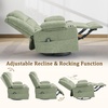 Korser Recliner Chair for Adults, Wall Hugger RV Recliner with Massage and Heating, Zero-Gravity Recliners, Electric Power Recliner Chair for Living Room, Bedroom, Home, Theater Seating (Darkgrey)(Turquoise)