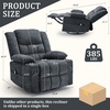Korser Recliner Chair for Adults, Wall Hugger RV Recliner with Massage and Heating, Zero-Gravity Recliners, Electric Power Recliner Chair for Living Room, Bedroom, Home, Theater Seating (Darkgrey)(Dark Grey)