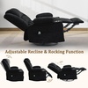 Korser Recliner Chair for Adults, Wall Hugger RV Recliner with Massage and Heating, Zero-Gravity Recliners, Electric Power Recliner Chair for Living Room, Bedroom, Home, Theater Seating (Darkgrey)(Black)