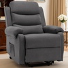 Korser Power Lift Recliner Chair for Elderly, Electric Lift Chair for Adults, Small Recliner with Side Pockets for Living Room Reading Room, Recliner Saves Your Favorite Position, Darkgrey(Darkgrey)
