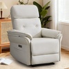 Korser Power Zero Gravity Recliner Chairs for Adults, Wall Hugger RV Recliner with USB & Type-C Charging Ports, Electric Power Recliner Chair for Living Room Home, Theater Seating, Bedroom(Beige)