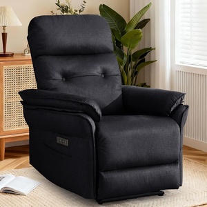 Korser Power Zero Gravity Recliner Chairs for Adults, Wall Hugger RV Recliner with USB & Type-C Charging Ports, Electric Power Recliner Chair for Living Room Home, Theater Seating, Bedroom(Black)