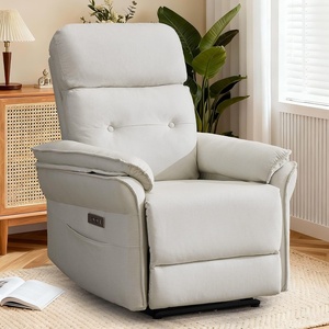 Korser Power Zero Gravity Recliner Chairs for Adults, Wall Hugger RV Recliner with USB & Type-C Charging Ports, Electric Power Recliner Chair for Living Room Home, Theater Seating, Bedroom(Beige)