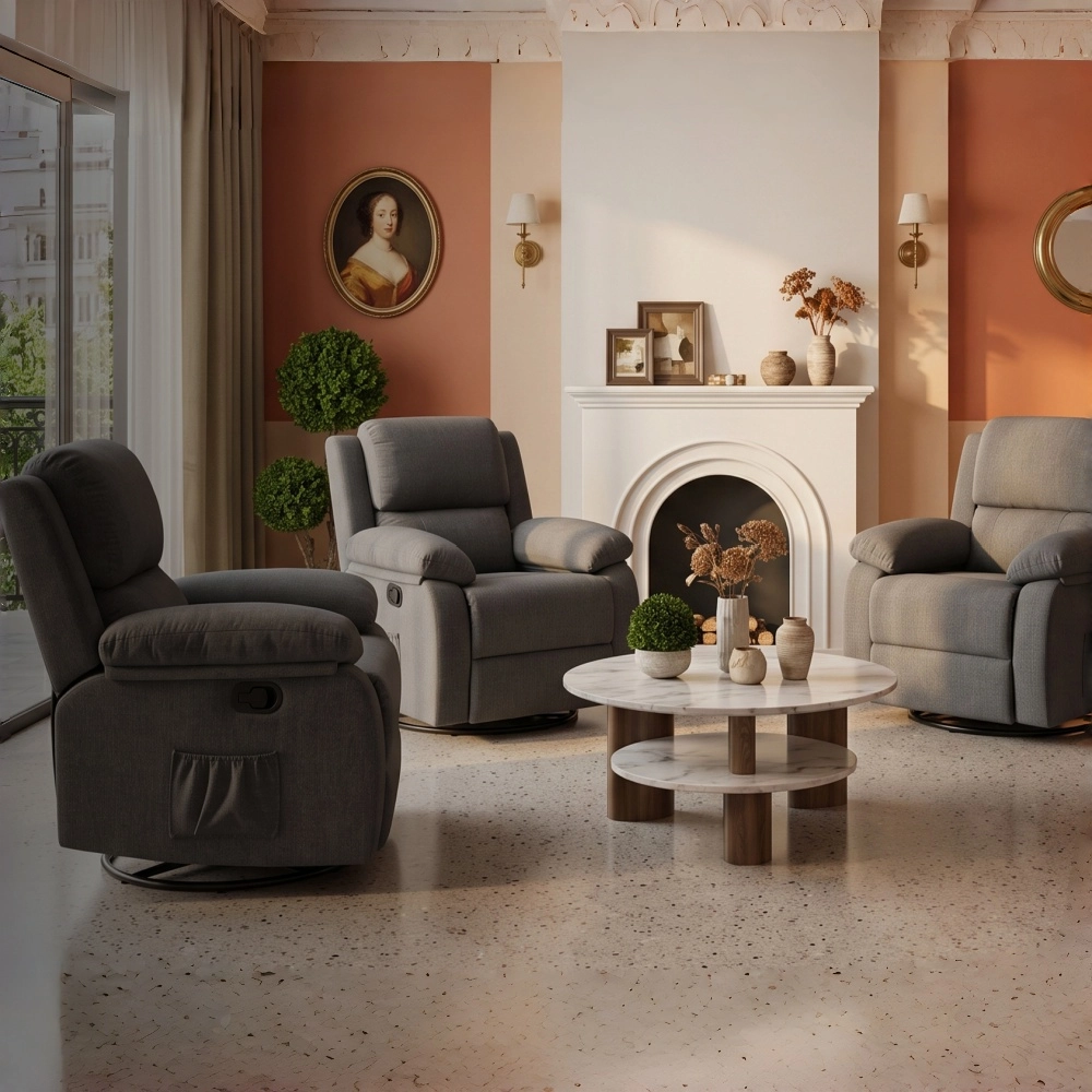 KORSER Recliner Chair with Heat and Massage and RelaxationFurniture